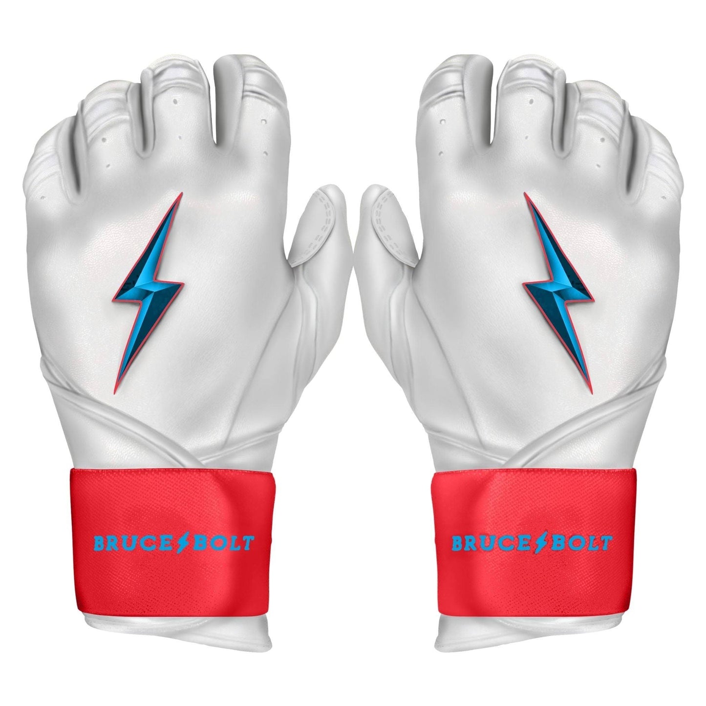 Premium Pro Bader Series Long Cuff Batting Gloves | Pink